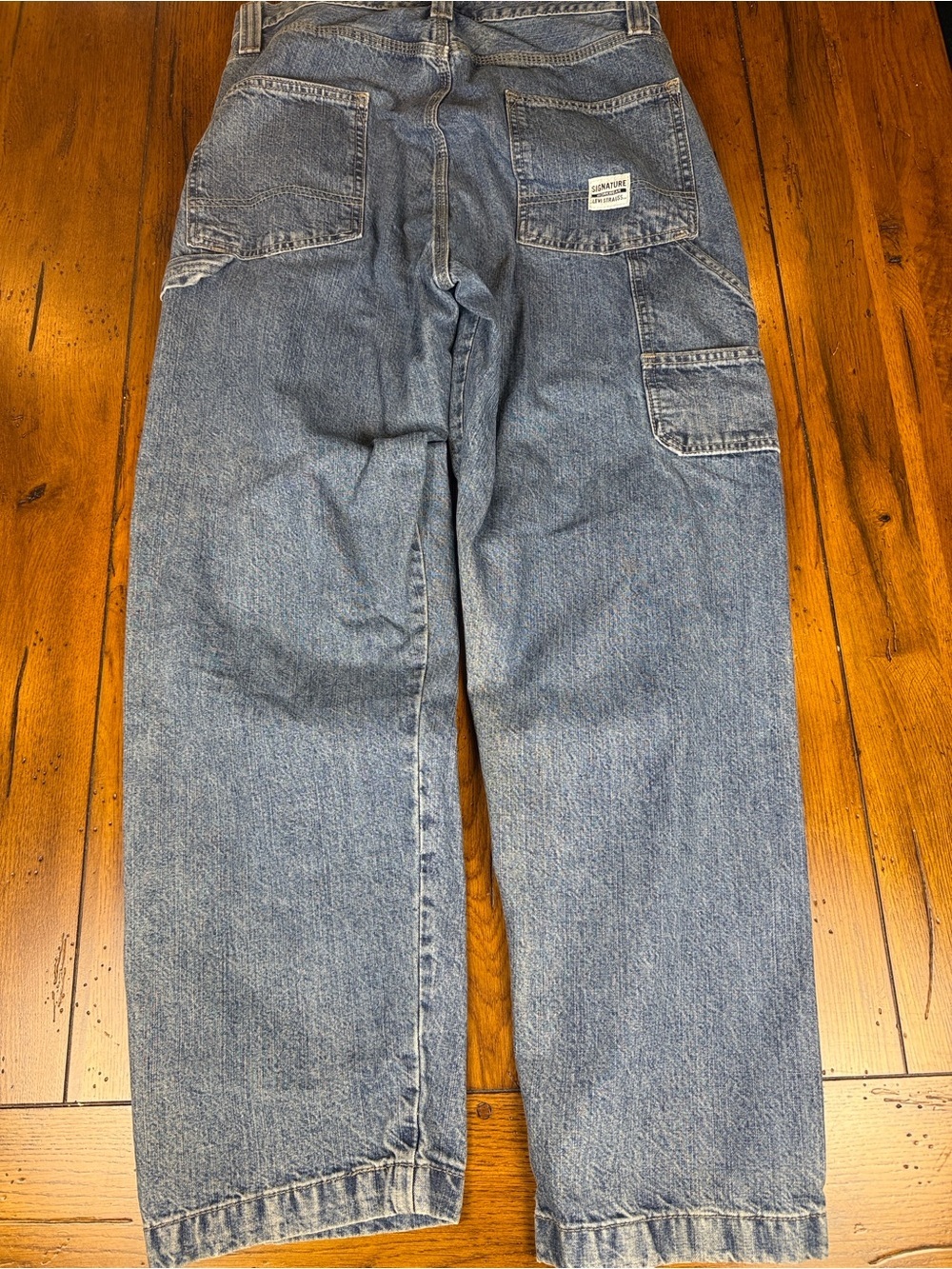 Levis Strauss Signature Men’s Carpenter Workwear Denim Size 34x30